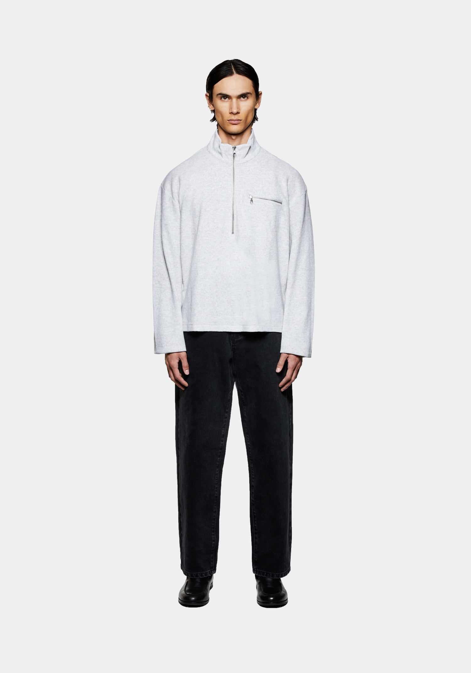 MKI TOWELLING QUARTER ZIP