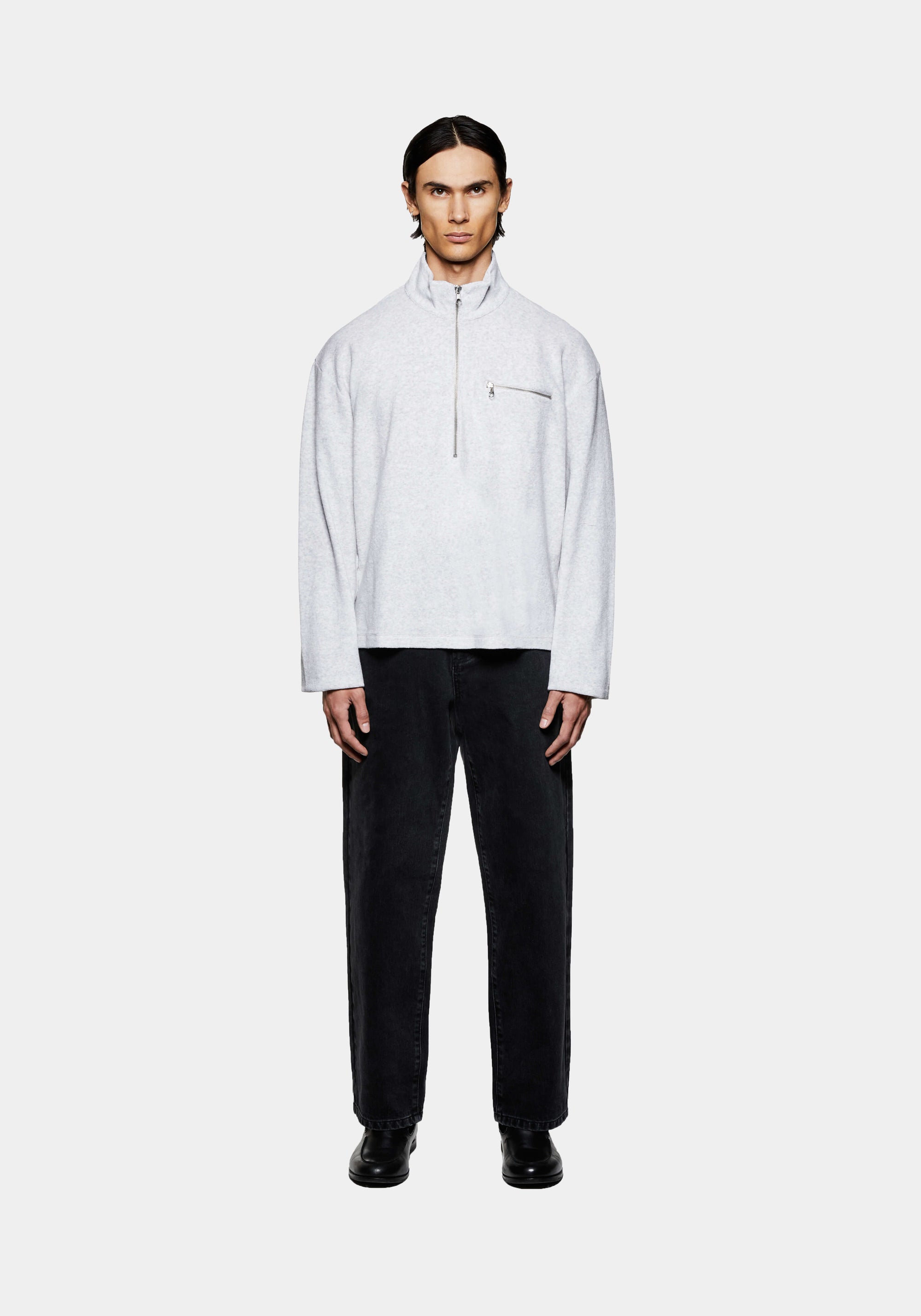 MKI TOWELLING QUARTER ZIP