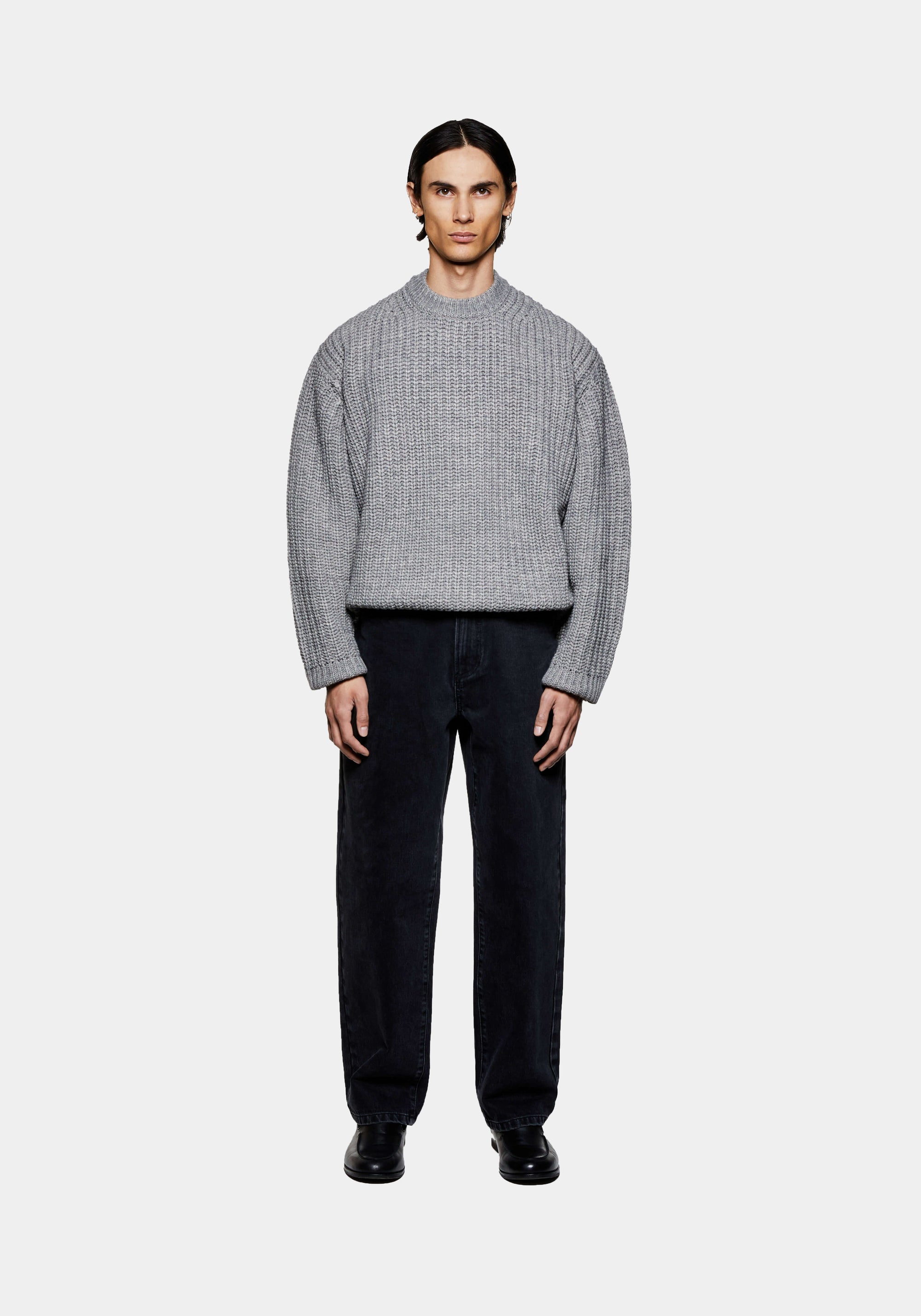 MKI CHUNKY RIB KNIT CREWNECK
