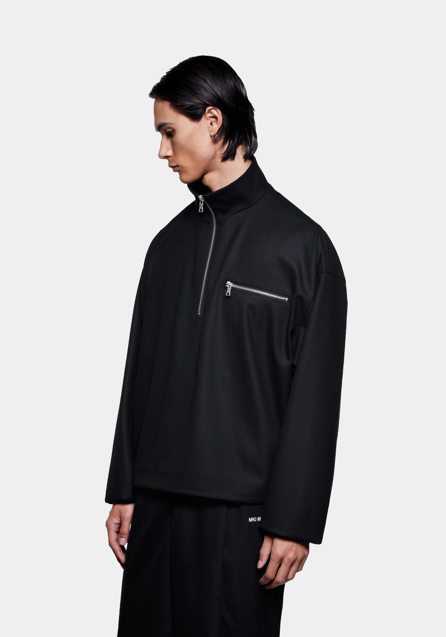 MKI SUITING QUARTER ZIP