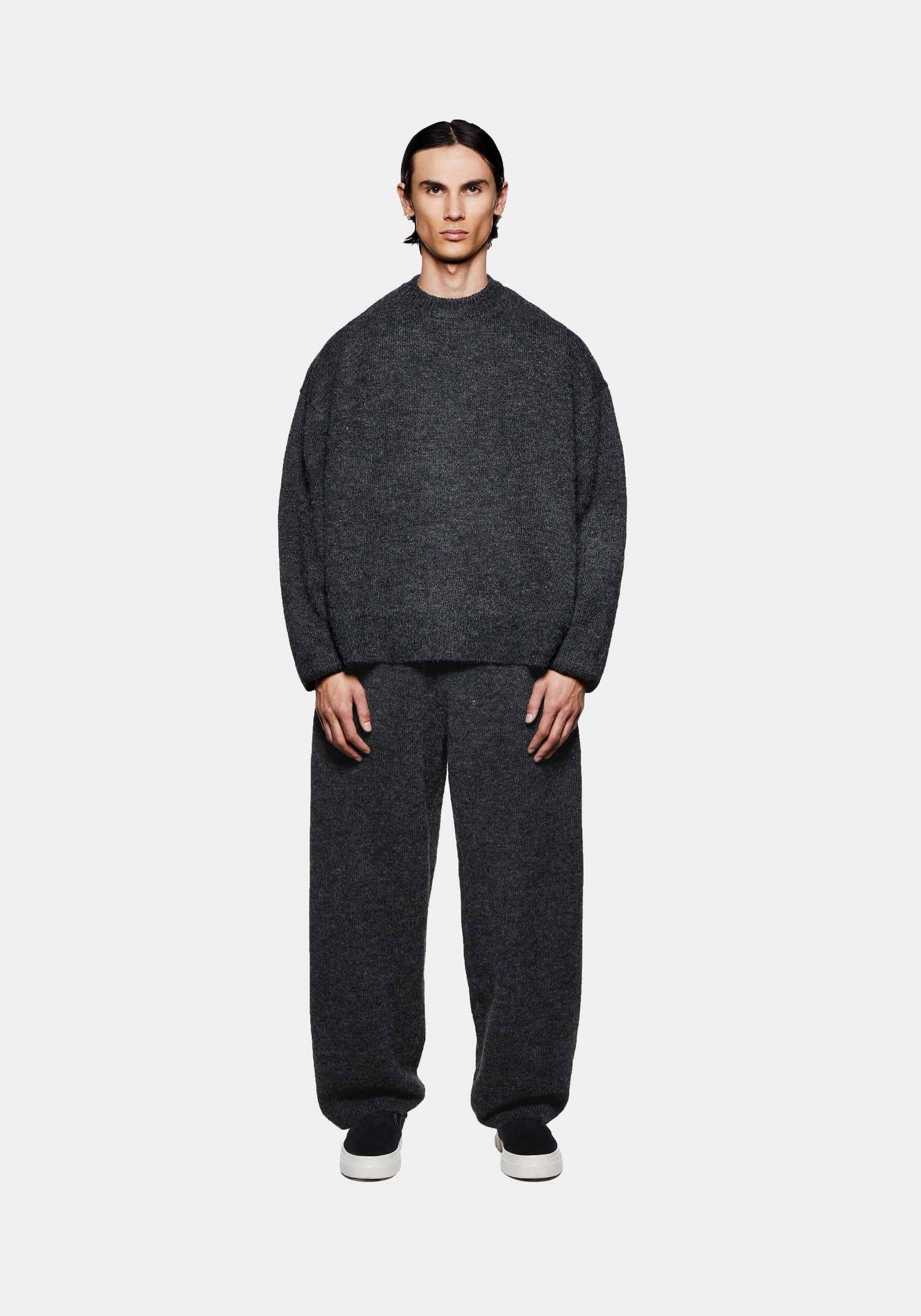 MKI MOHAIR BLEND KNIT CREWNECK