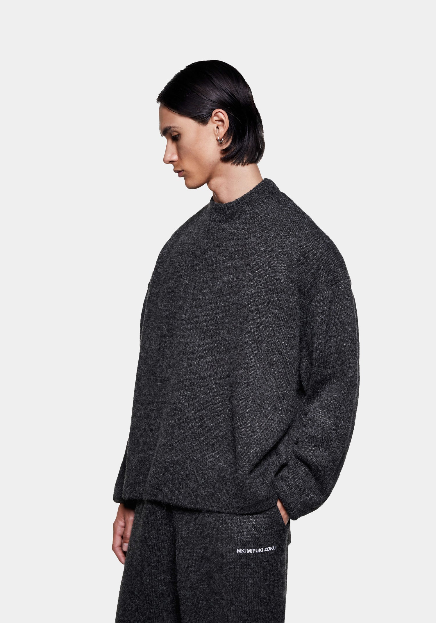 MKI MOHAIR BLEND KNIT CREWNECK