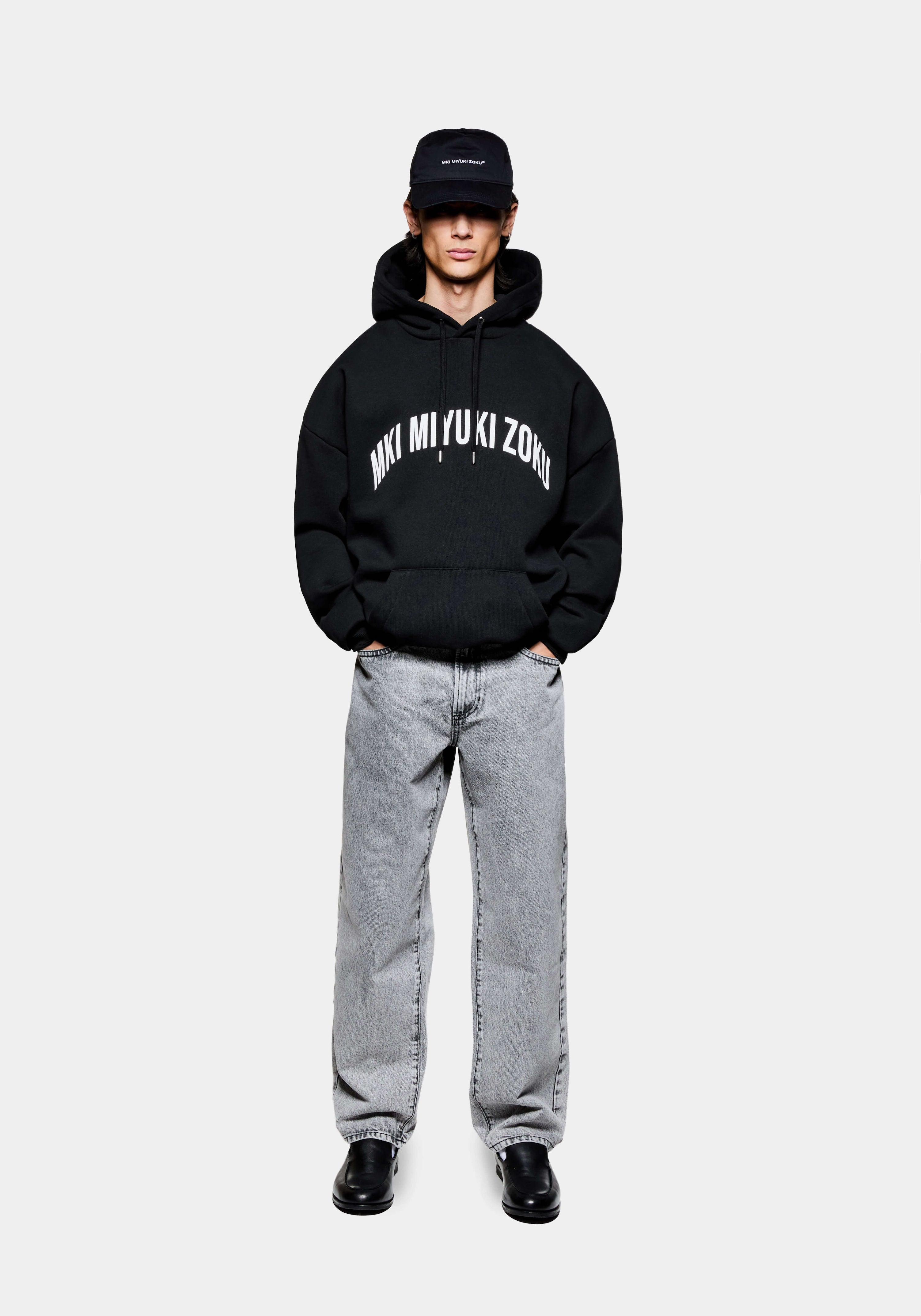 MKI MIYUKI ZOKU Design studio hoodie | BLACK | SEVENSTORE