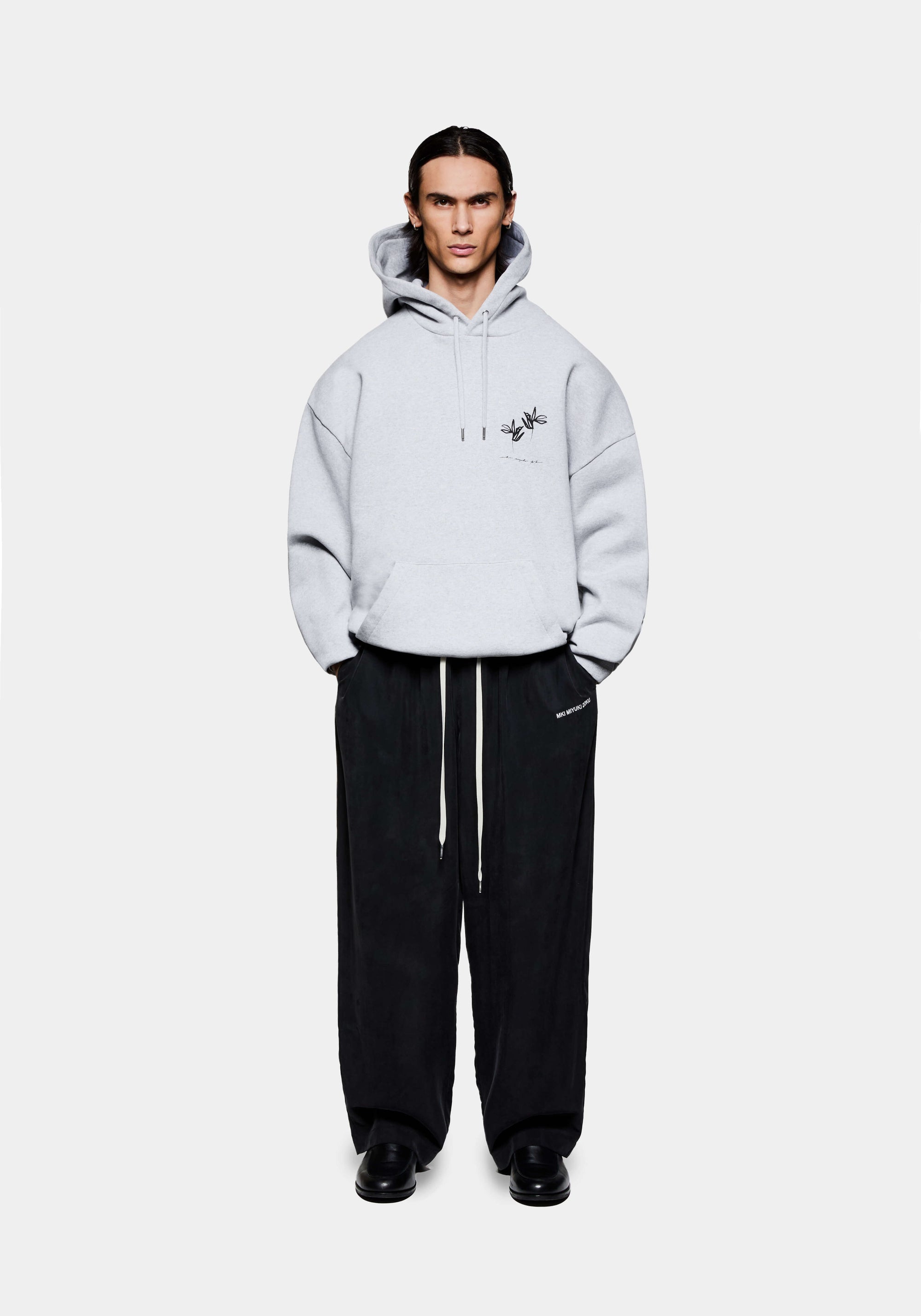 MKI INK FLOWER HOODY