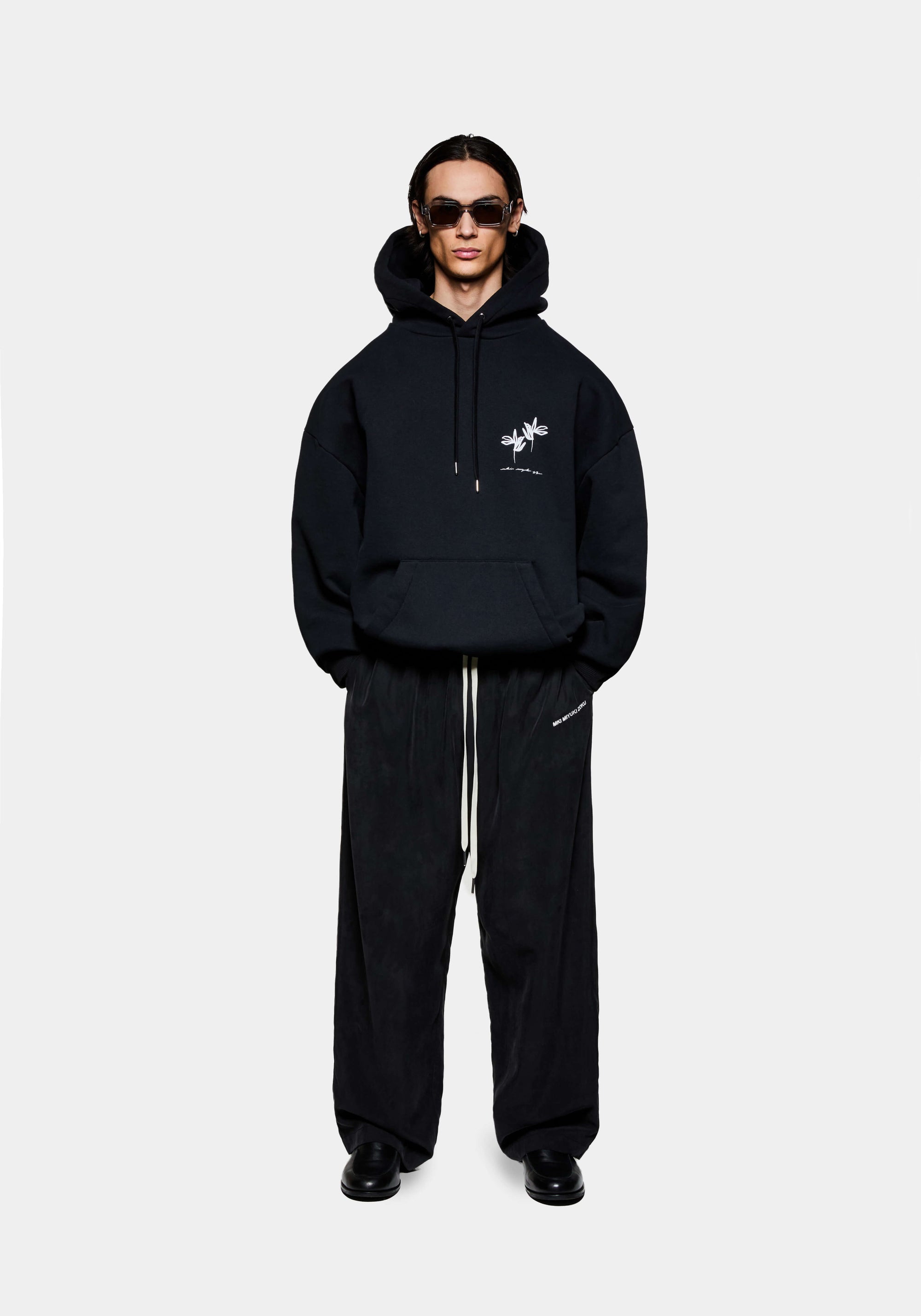 MKI INK FLOWER HOODY