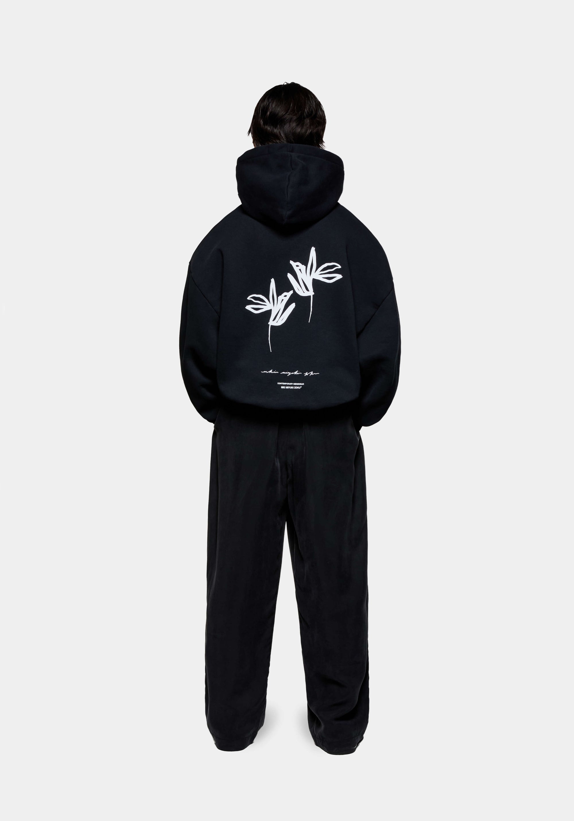 MKI INK FLOWER HOODY