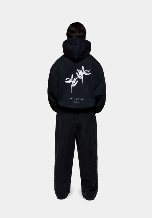 MKI INK FLOWER HOODY