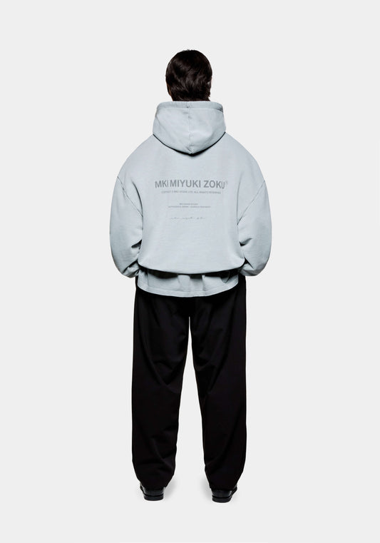 MKI DESIGN STUDIO HOODY IN PIGMENT GLACIER