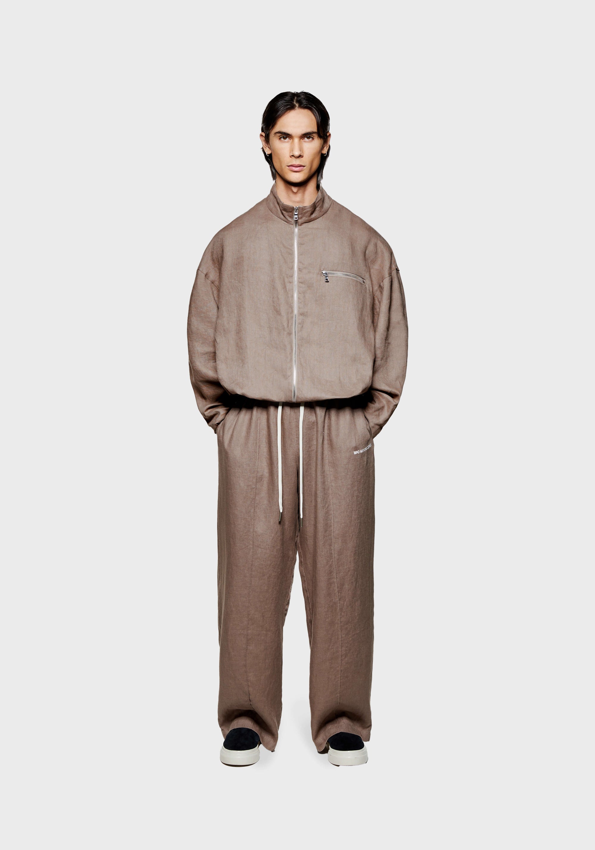 MKI LINEN TRACK JACKET