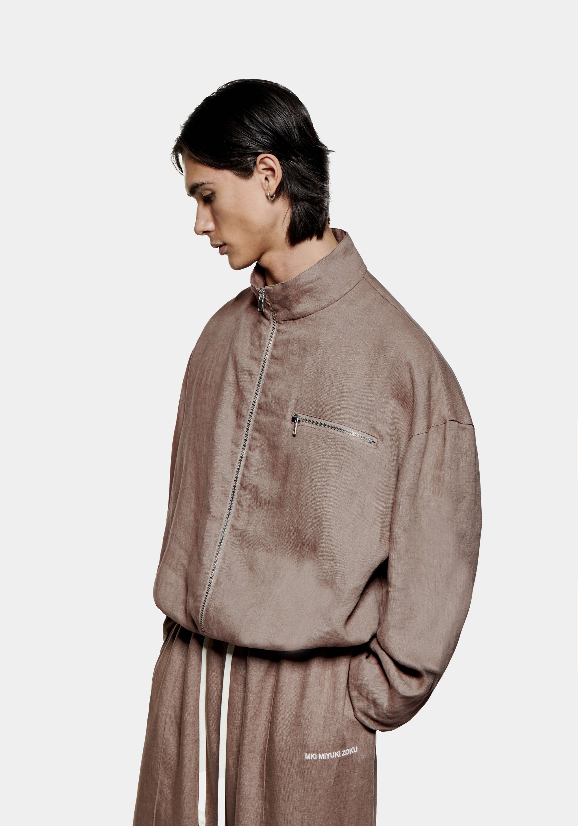 MKI LINEN TRACK JACKET