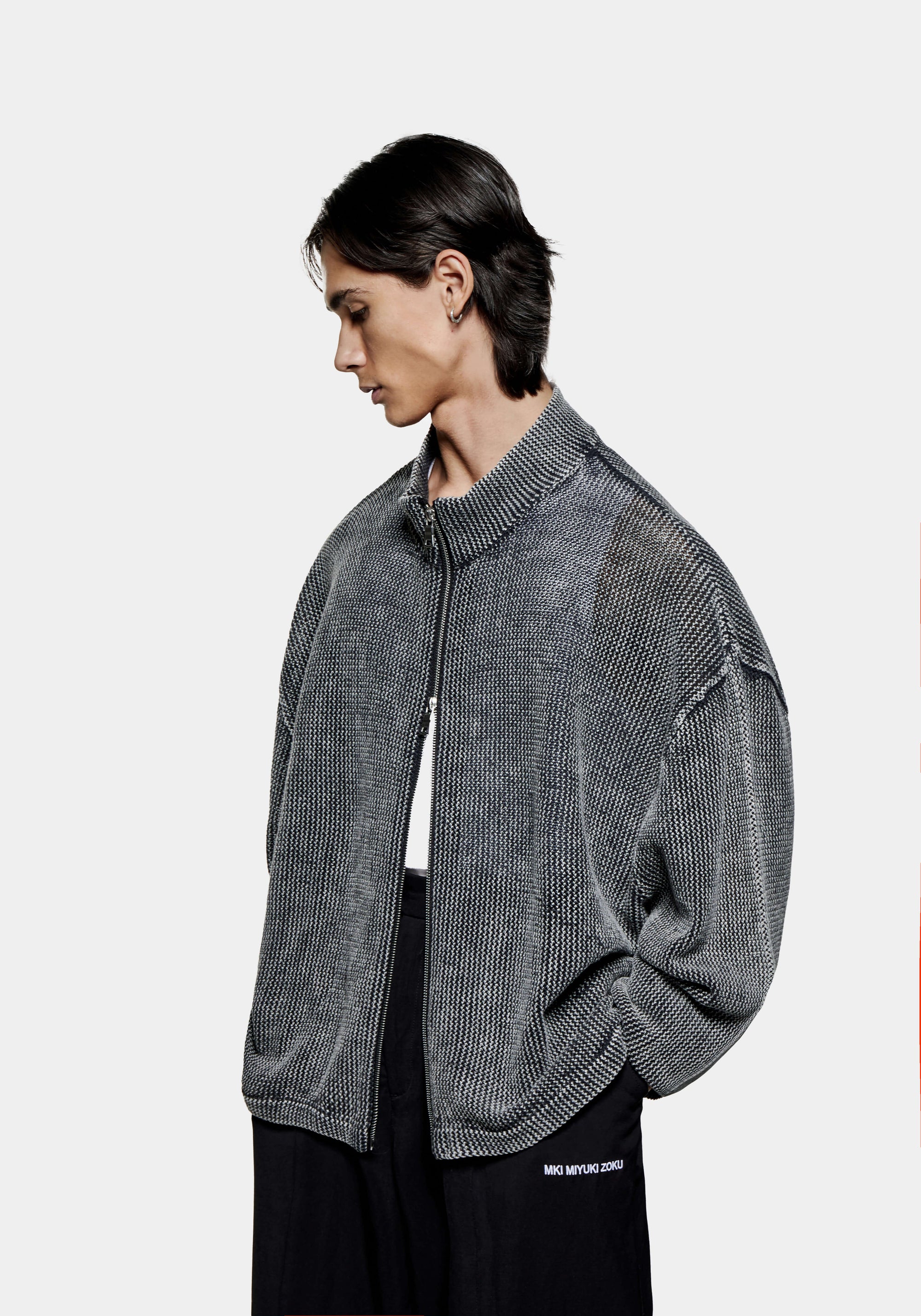 MKI PIGMENT LOOSE GAUGE TRACK JACKET