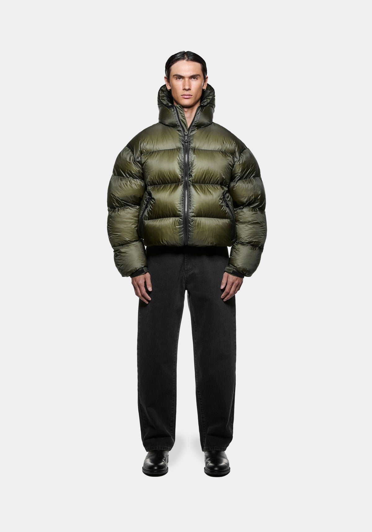 MKI TRANSLUCENT HOODED BUBBLE JACKET