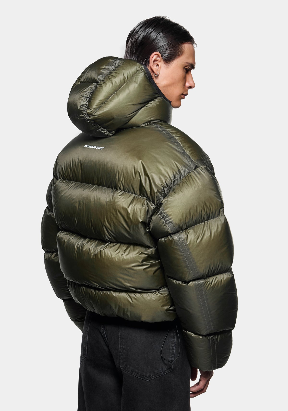 MKI TRANSLUCENT HOODED BUBBLE JACKET