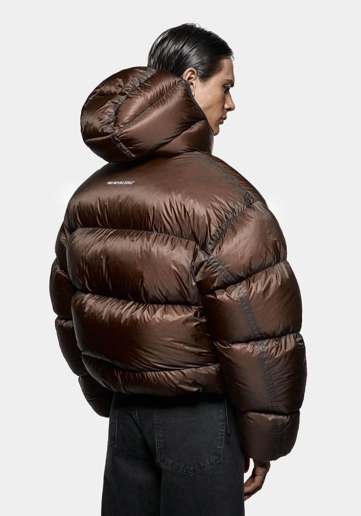 MKI TRANSLUCENT HOODED BUBBLE JACKET