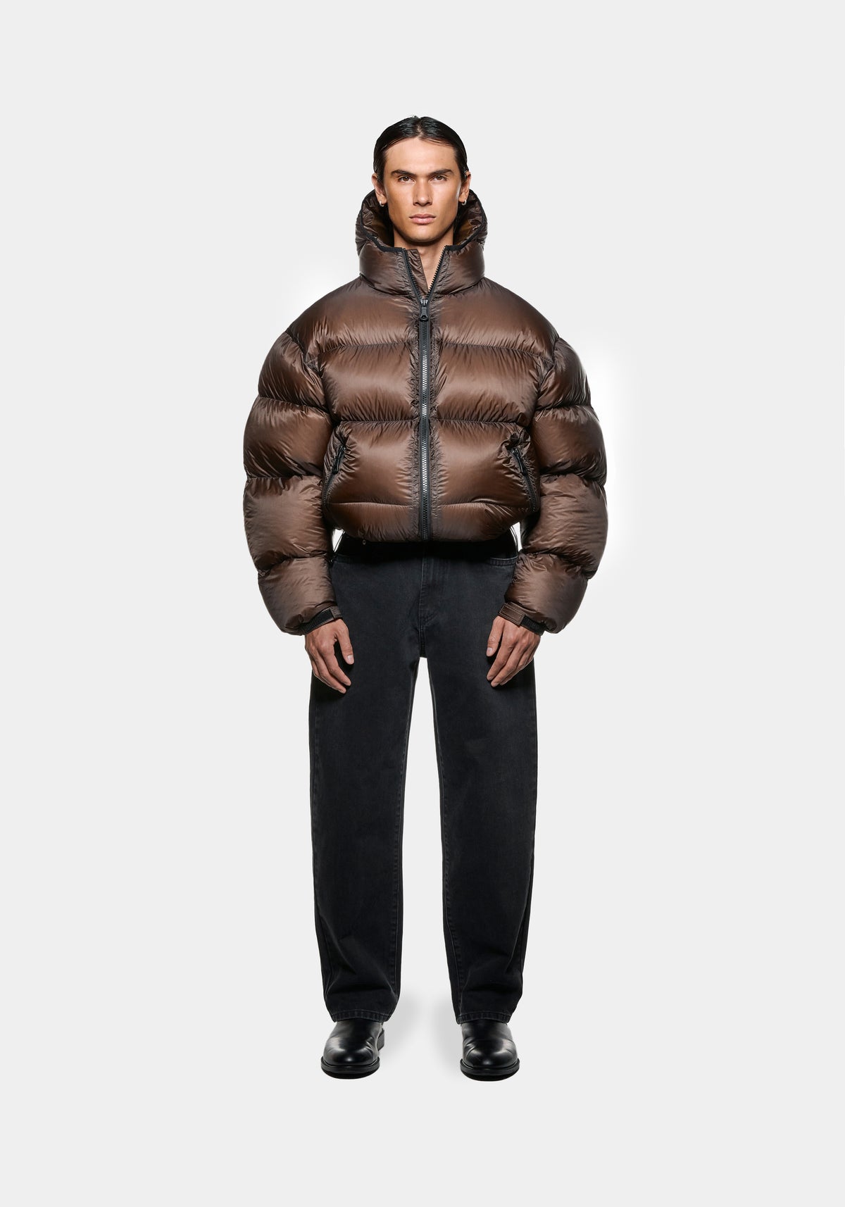 MKI TRANSLUCENT HOODED BUBBLE JACKET