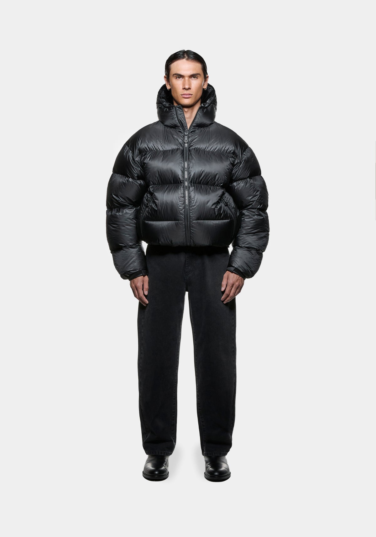 MKI TRANSLUCENT HOODED BUBBLE JACKET