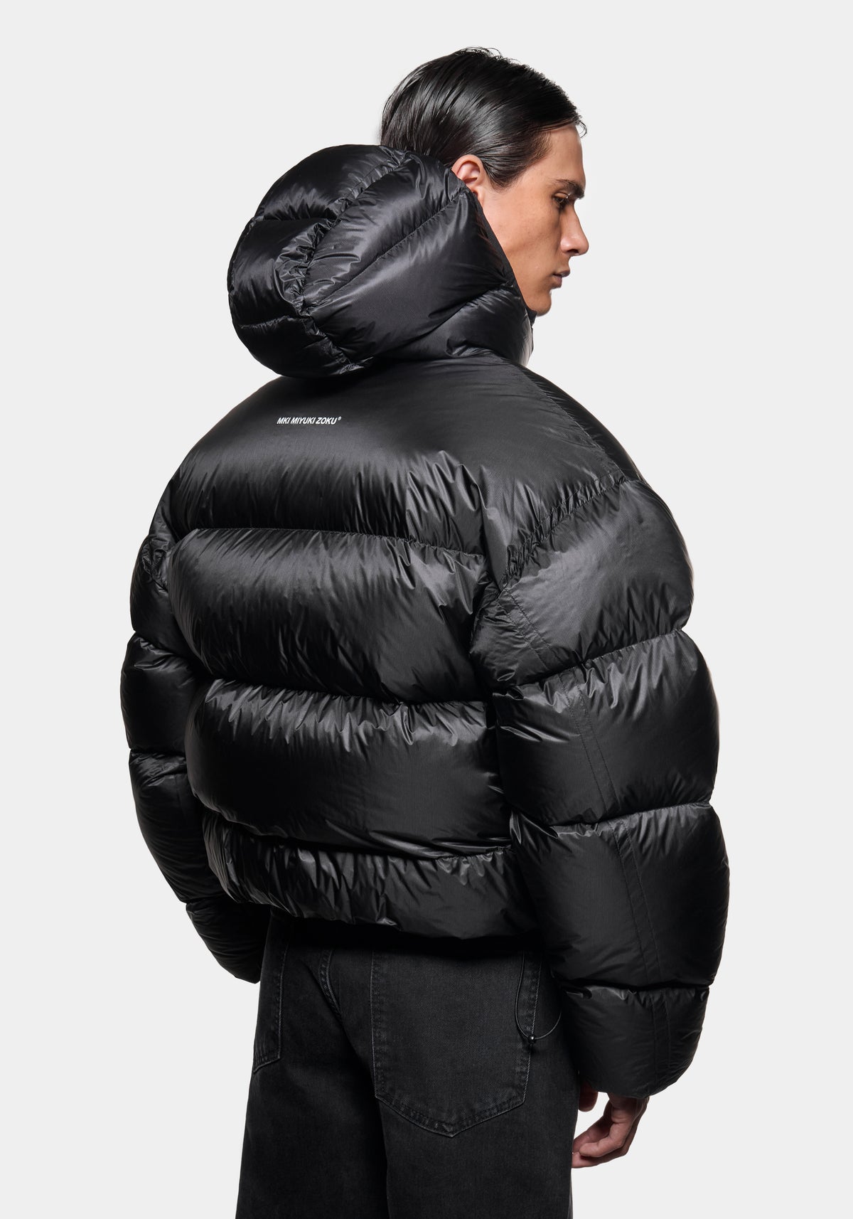 MKI TRANSLUCENT HOODED BUBBLE JACKET