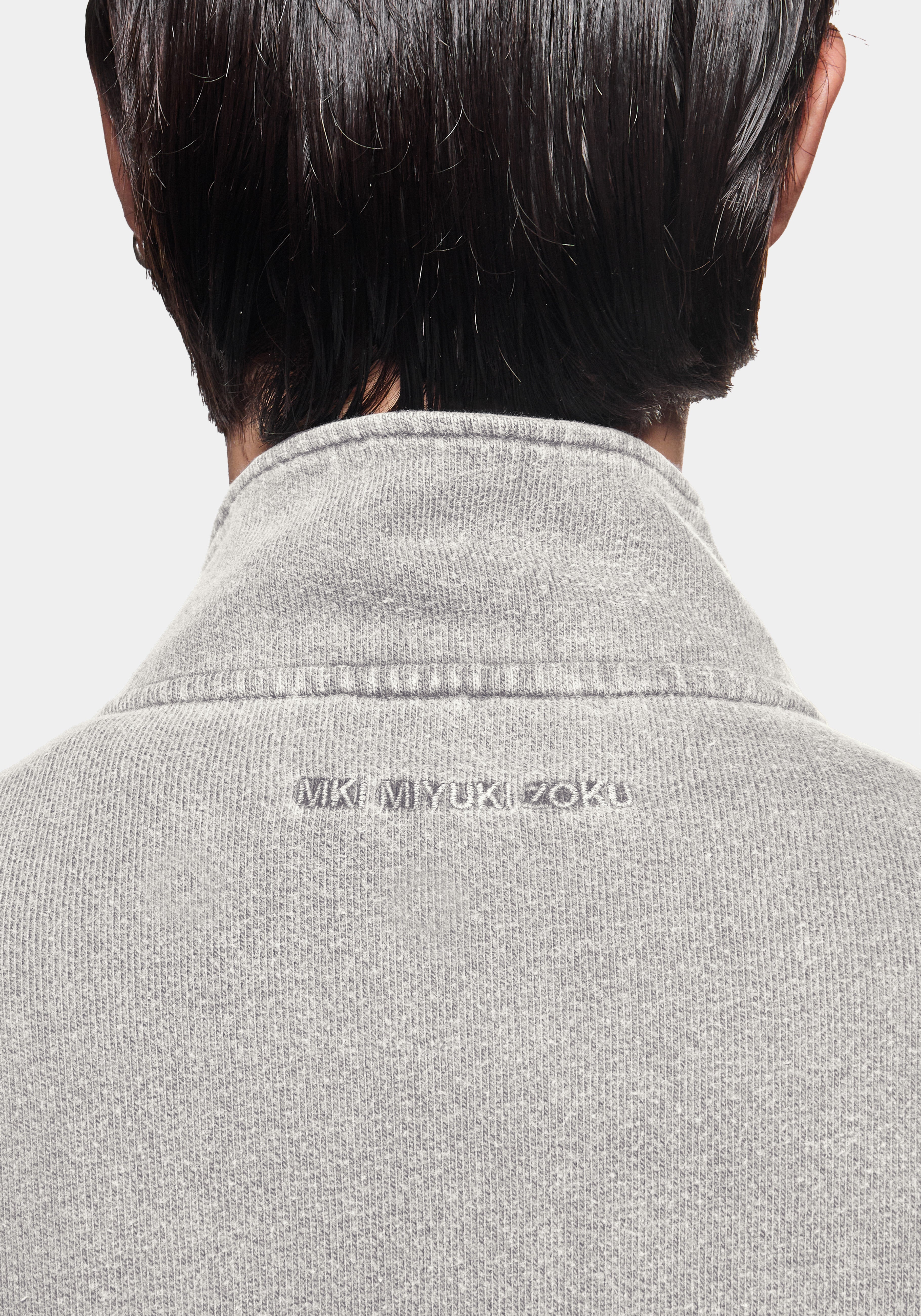 400 GSM Pigment Dyed Track Jacket in Pigment Stone – image 7 of 7