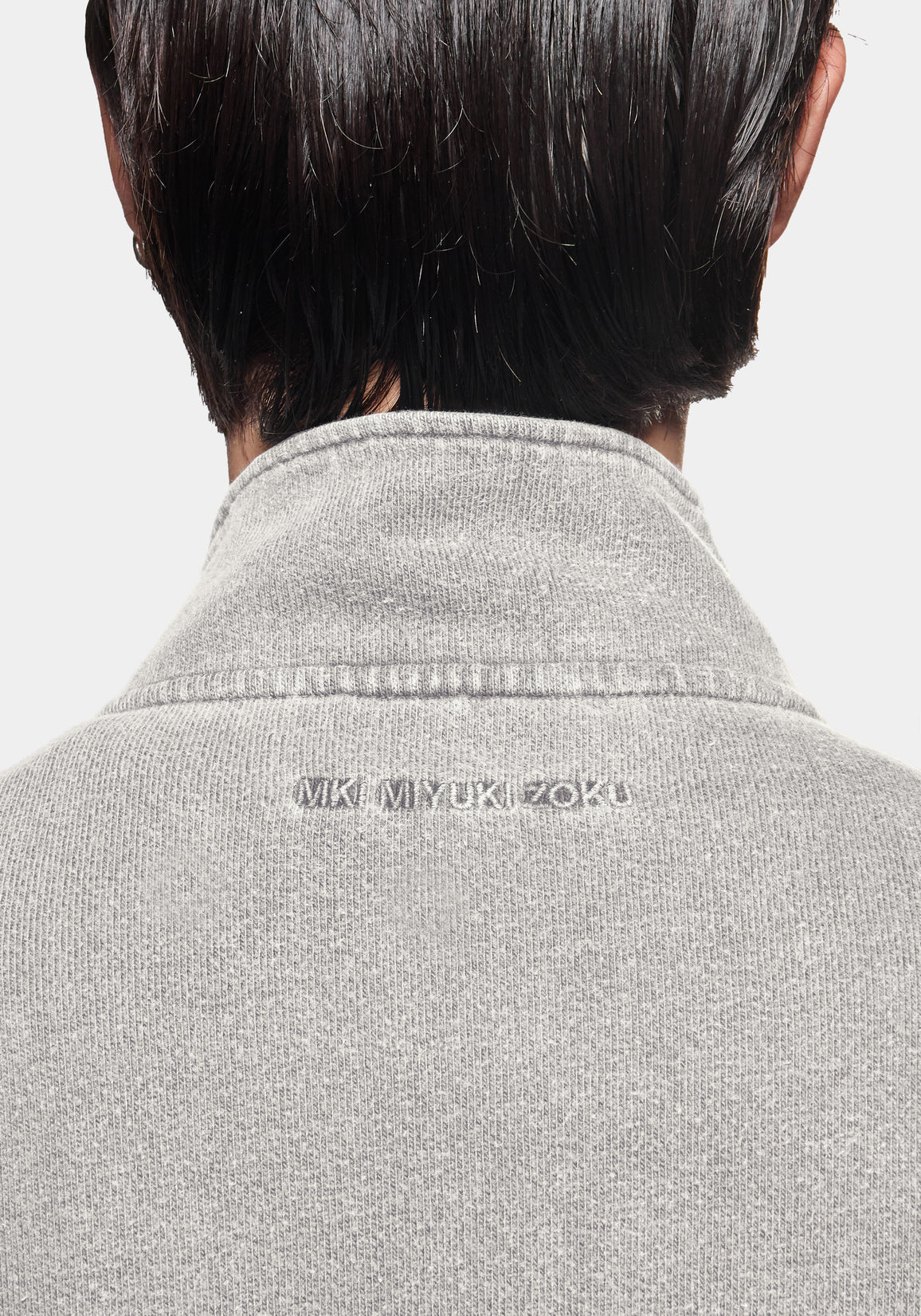 400 GSM Pigment Dyed Track Jacket in Pigment Stone – image 7 of 7