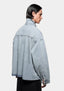 Denim Box Overshirt in Bleach Wash – image 2 of 7