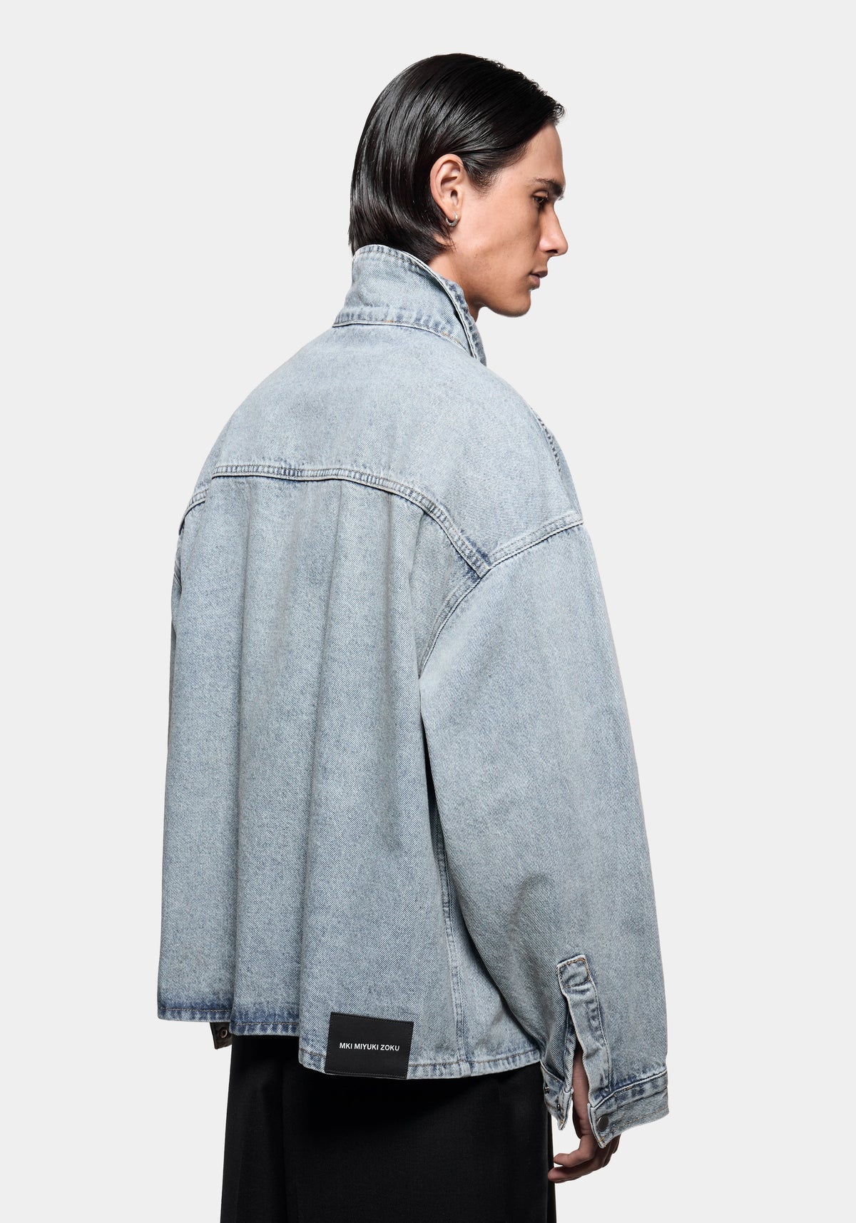 MKI DENIM BOX OVERSHIRT