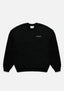 Flat lay of the Design Studio Crewneck in Black
