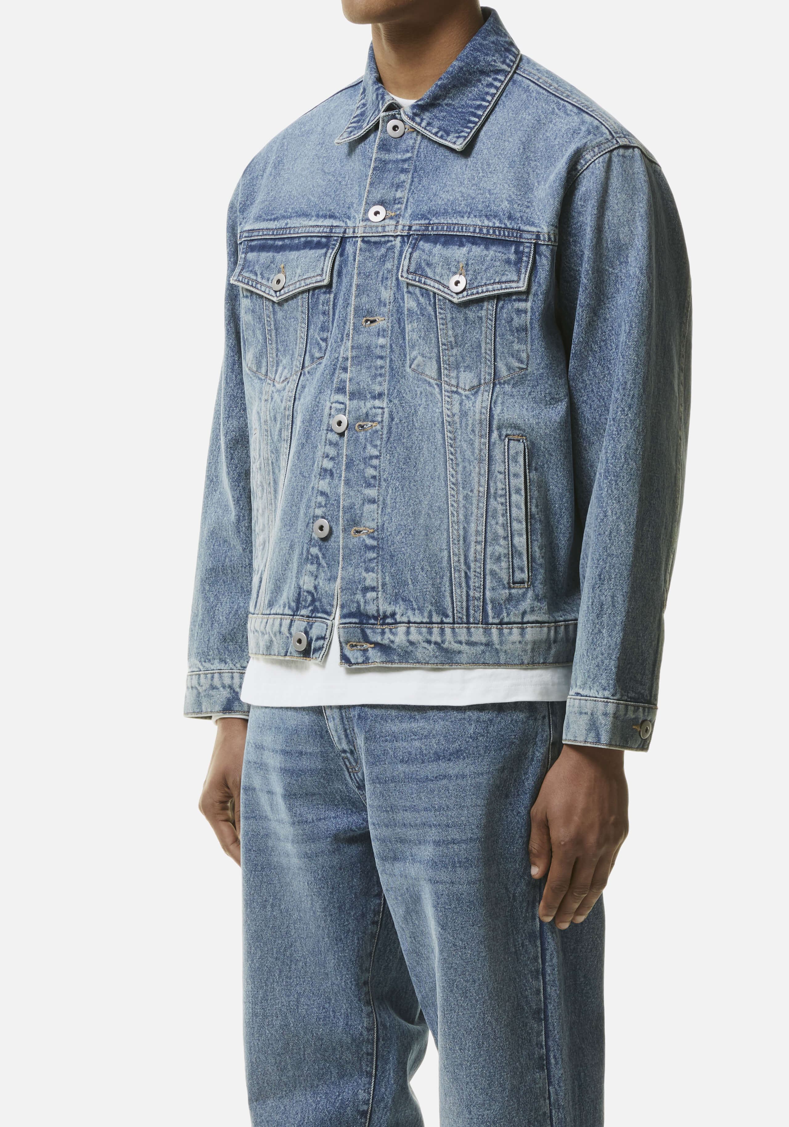 MKI 16OZ DENIM TRUCKER JACKET – MKI MIYUKI ZOKU®