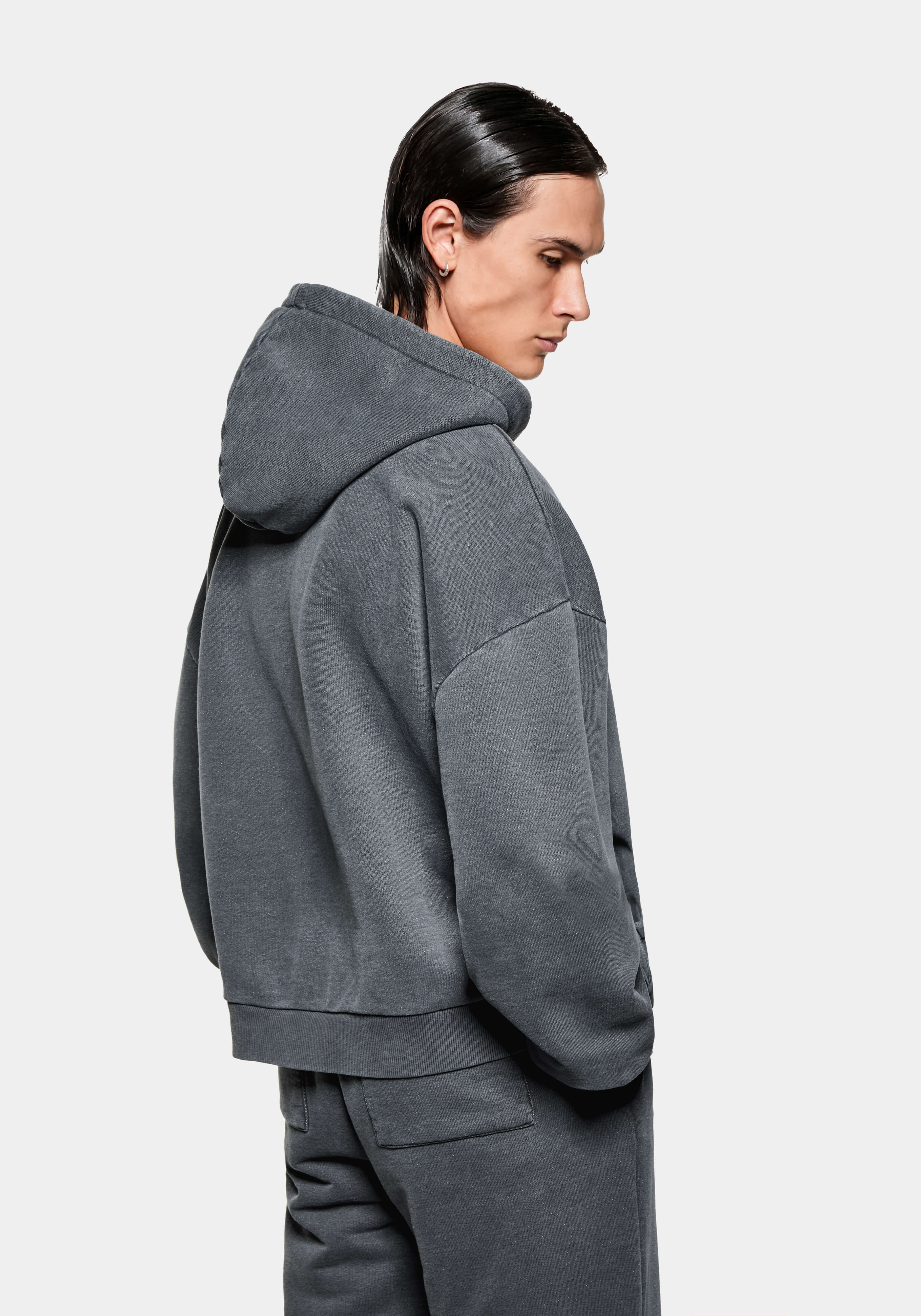 MKI PIGMENT BLACK UNIFORM ZIP HOODY – MKI MIYUKI ZOKU®