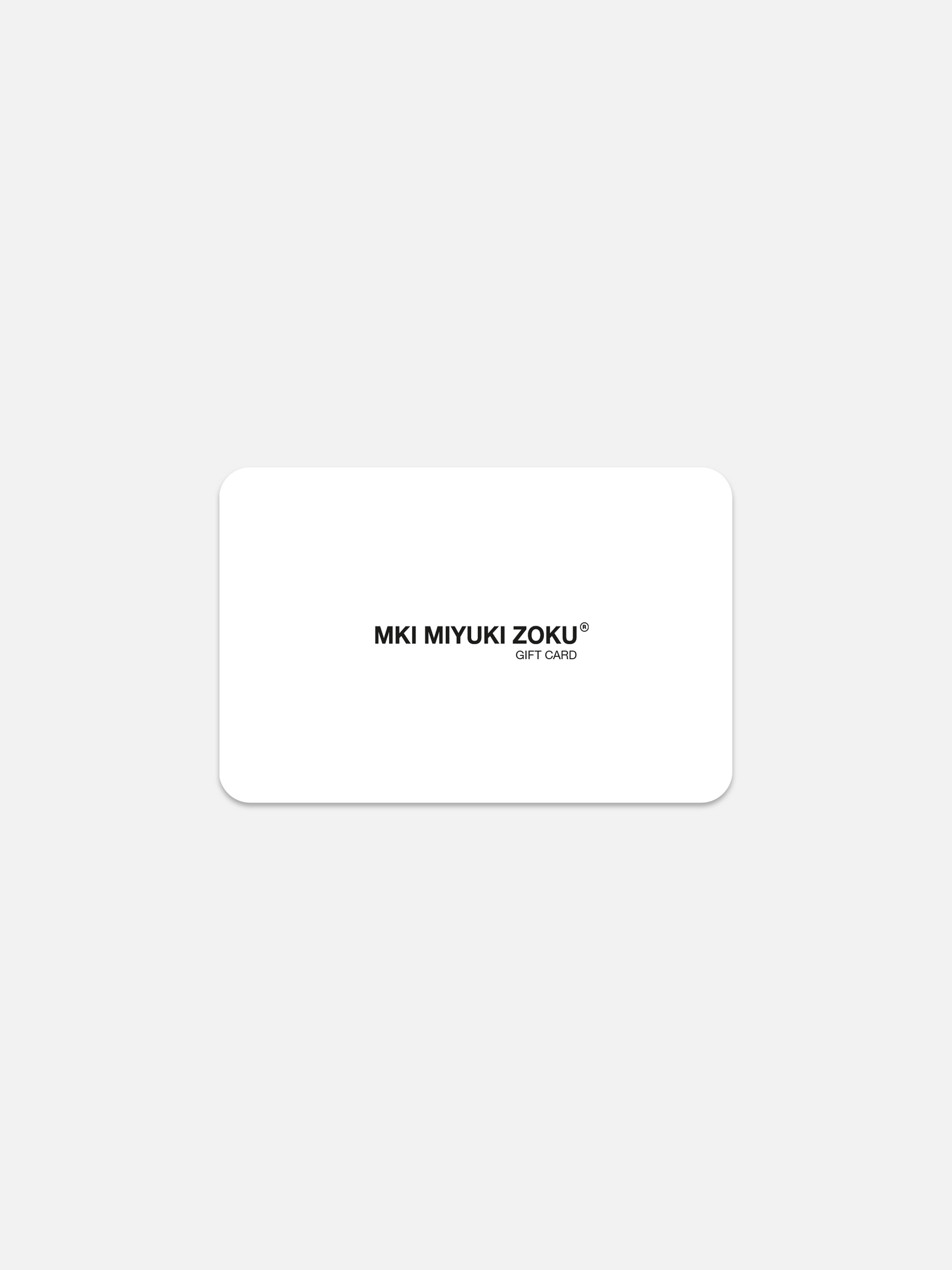 MKI PHYSICAL GIFT CARD