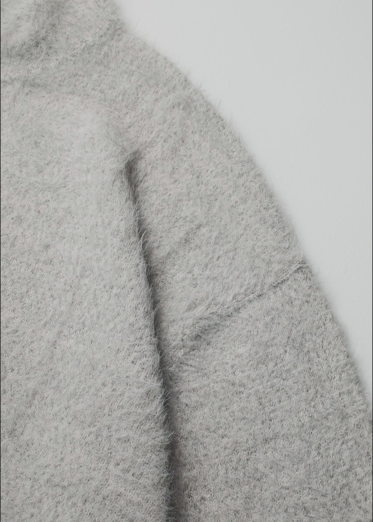 MKI GREY MELANGE FAUX ALPACA KNIT TRACK JACKET – MKI MIYUKI ZOKU®