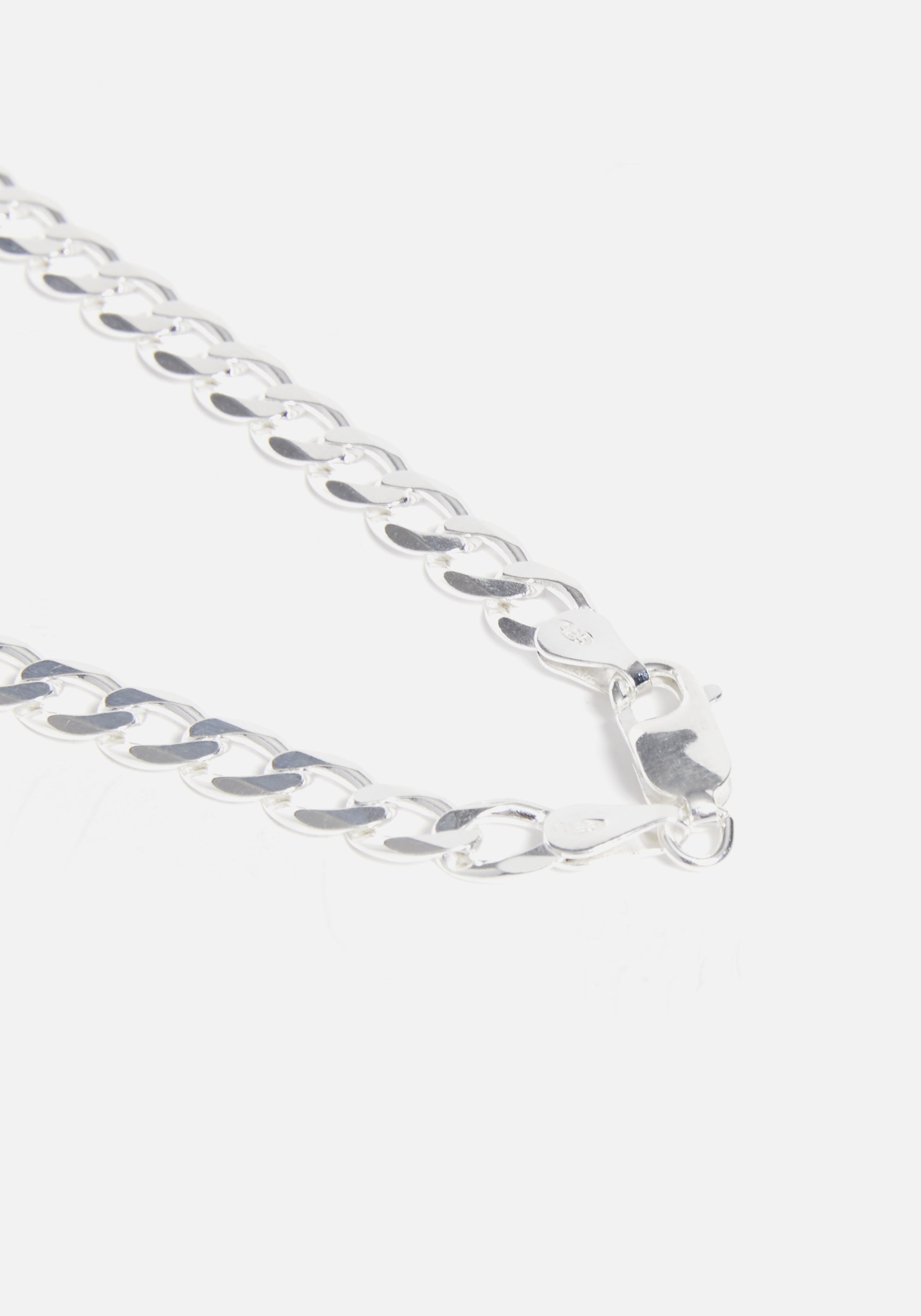 Sterling silver deals solid curb chain