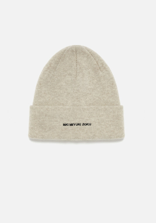 MKI EMBROIDERED MERINO BEANIE